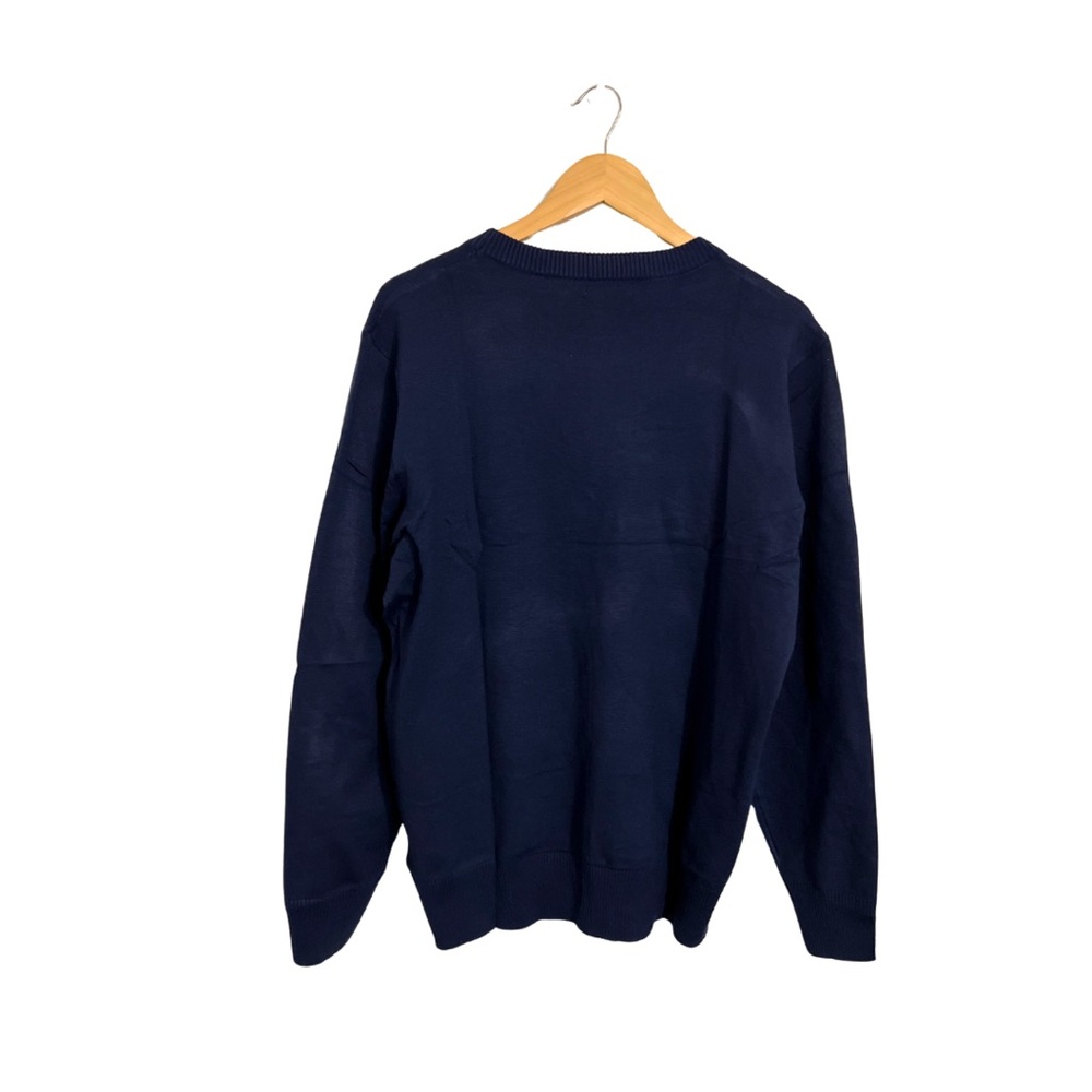 Classic Blue Crew Neck Sweater - Picture 2 of 3